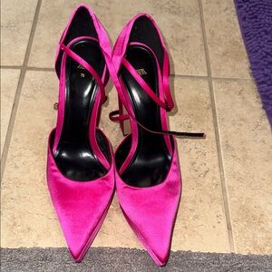 Zara Vibrant Pink Heels